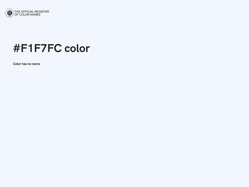 #F1F7FC color image