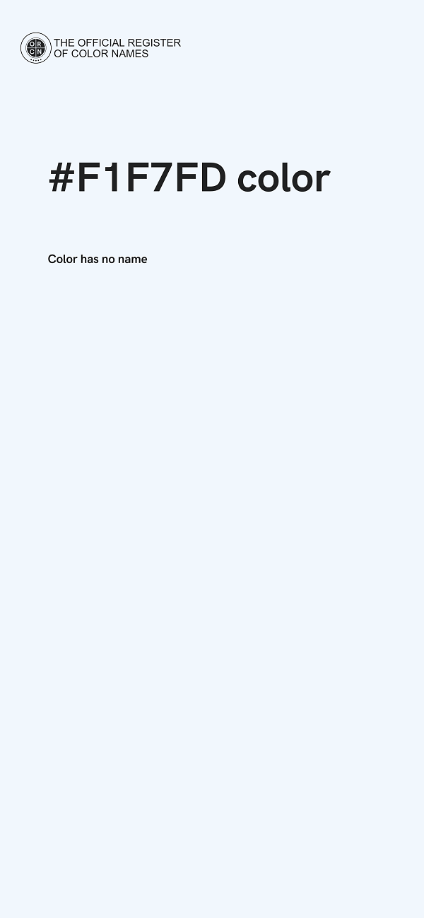 #F1F7FD color image