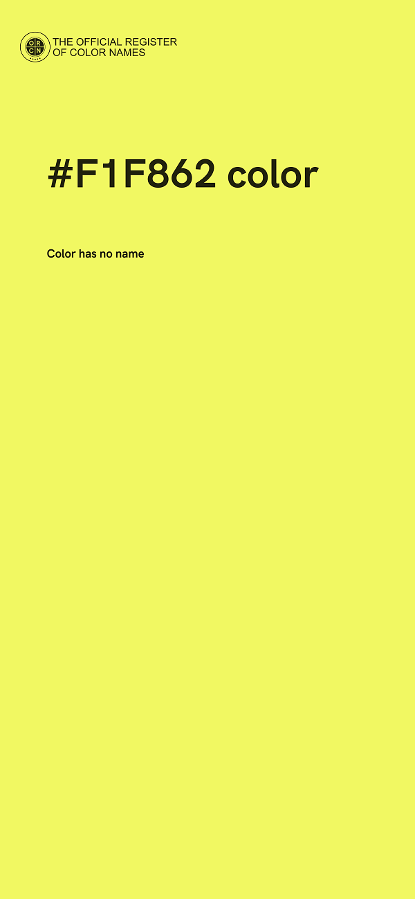 #F1F862 color image