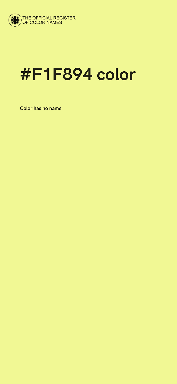 #F1F894 color image