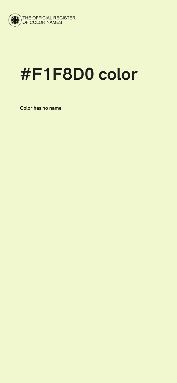 #F1F8D0 color image