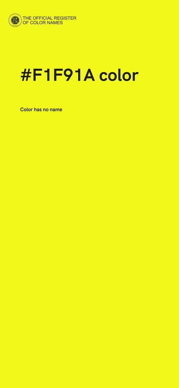 #F1F91A color image