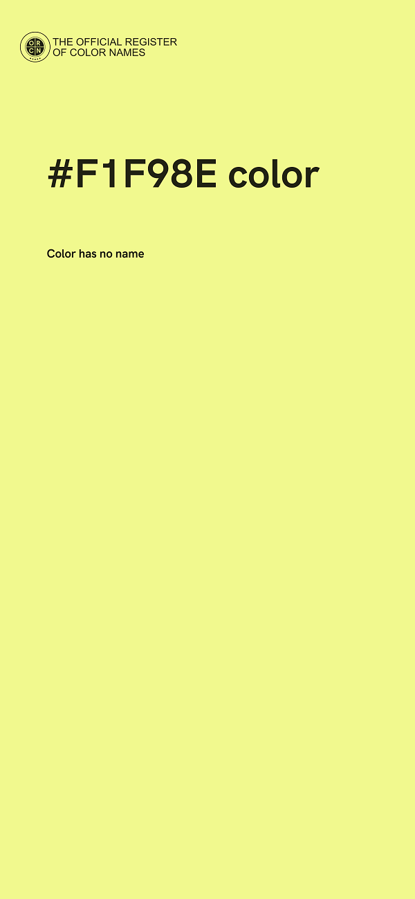 #F1F98E color image
