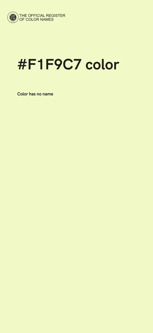 #F1F9C7 color image