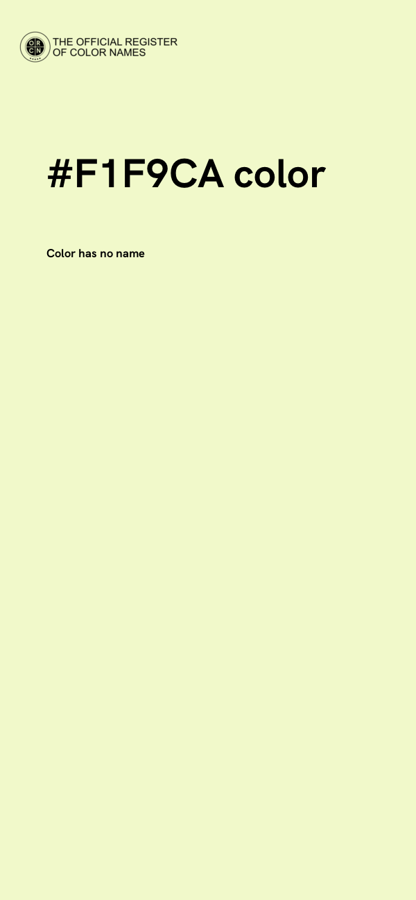 #F1F9CA color image