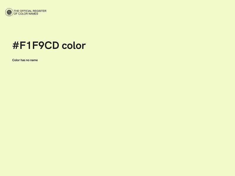 #F1F9CD color image