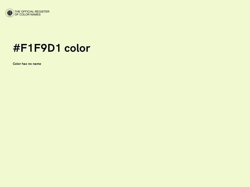 #F1F9D1 color image