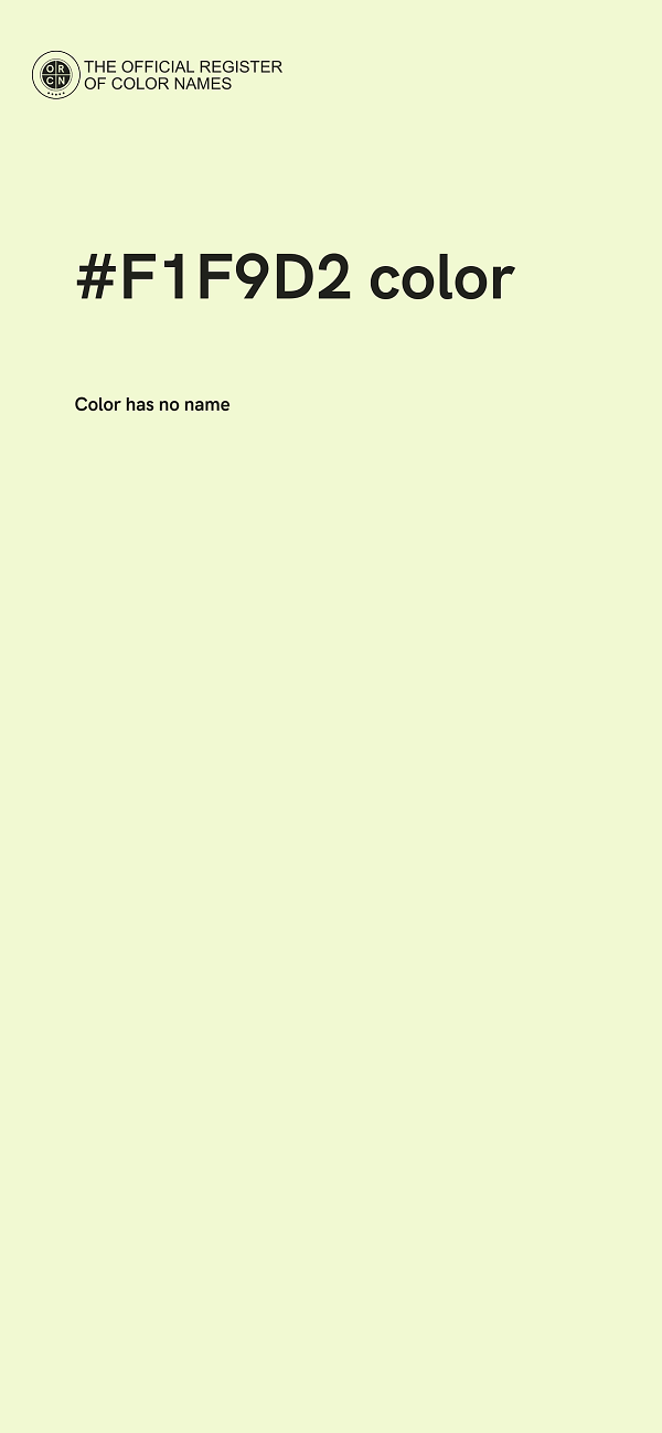 #F1F9D2 color image
