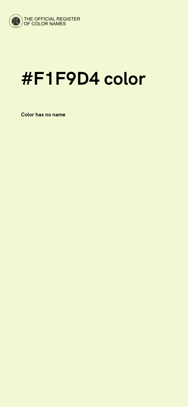 #F1F9D4 color image
