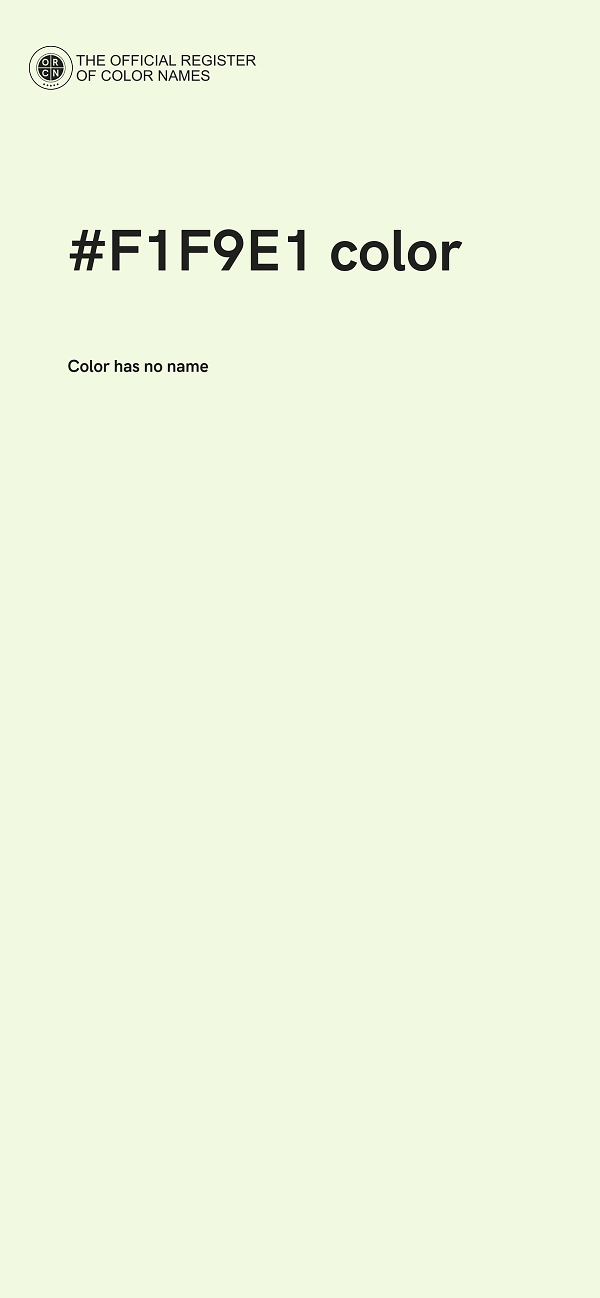 #F1F9E1 color image