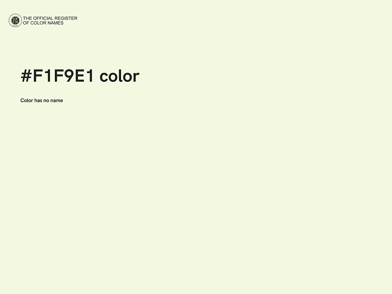 #F1F9E1 color image