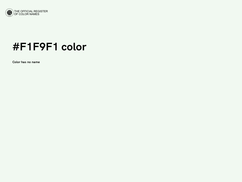 #F1F9F1 color image
