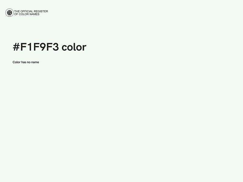 #F1F9F3 color image