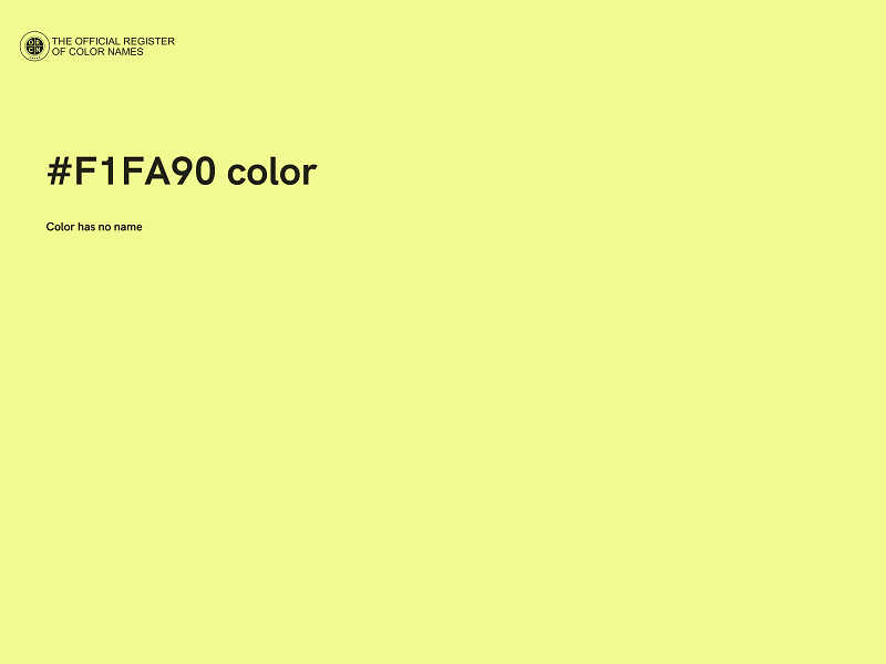 #F1FA90 color image