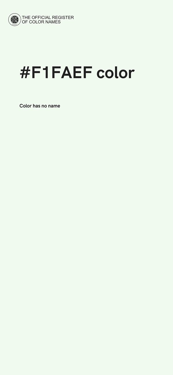 #F1FAEF color image