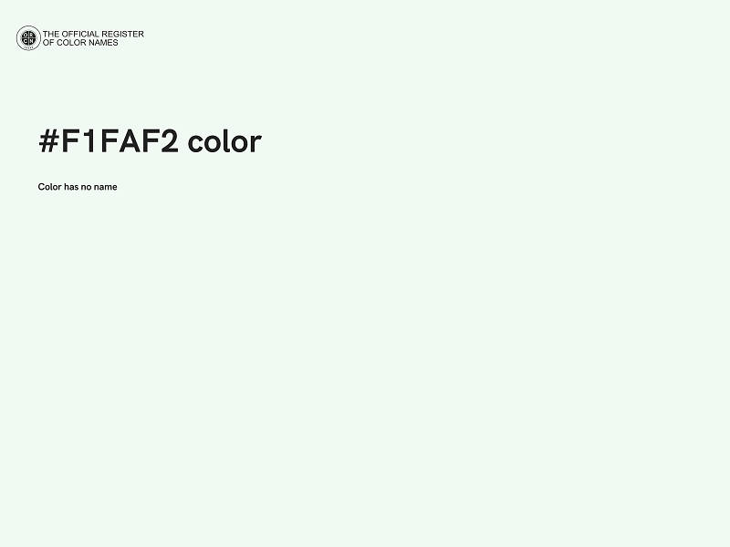 #F1FAF2 color image