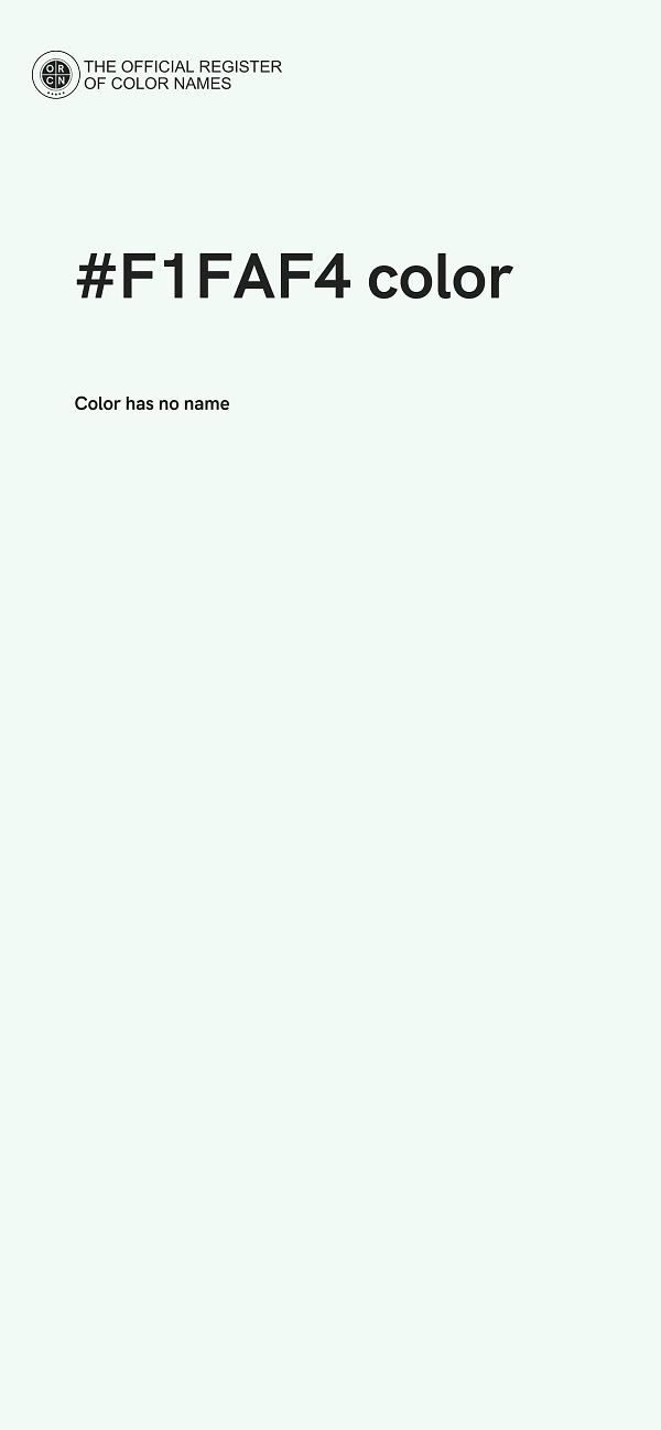 #F1FAF4 color image