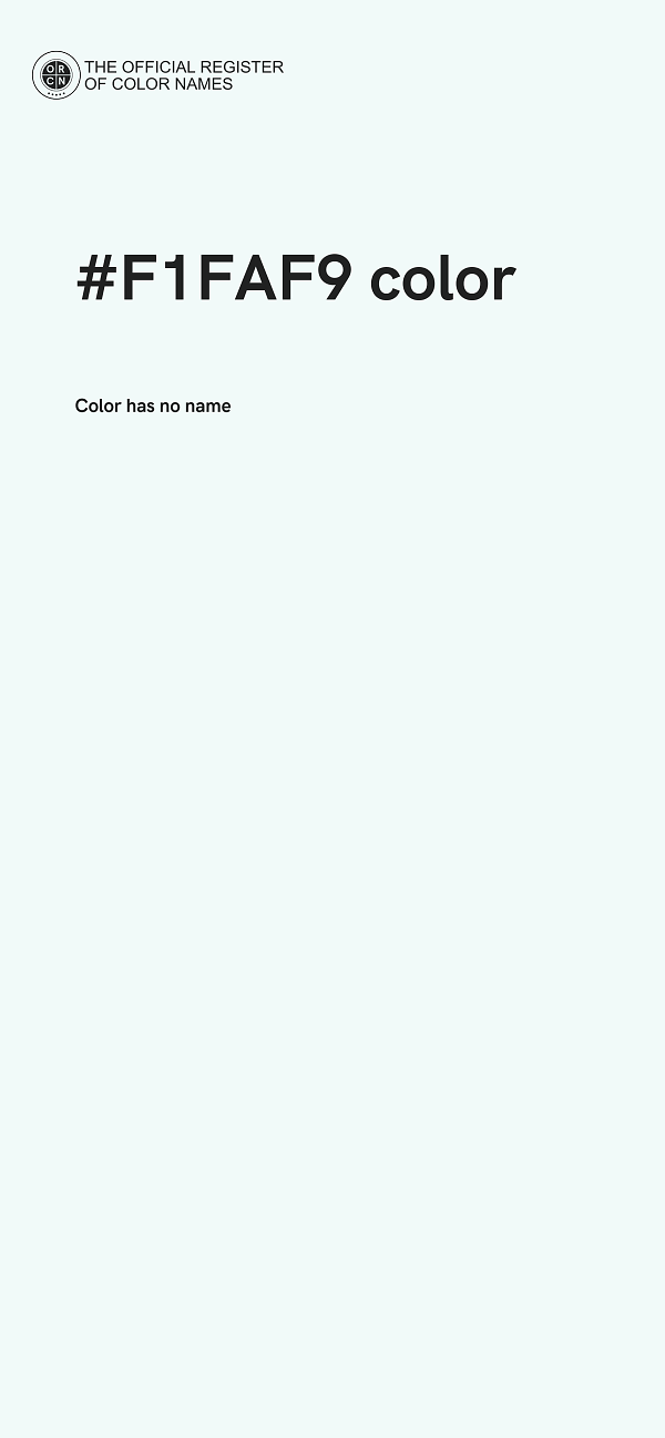 #F1FAF9 color image