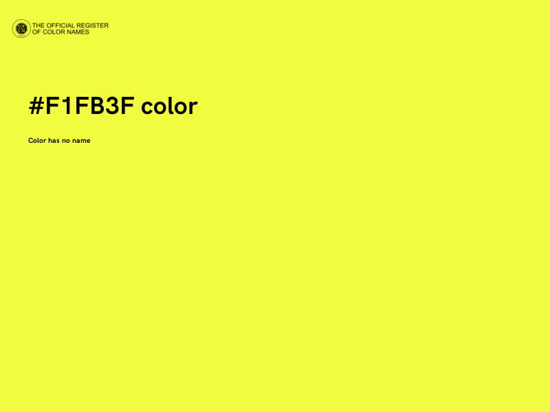 #F1FB3F color image
