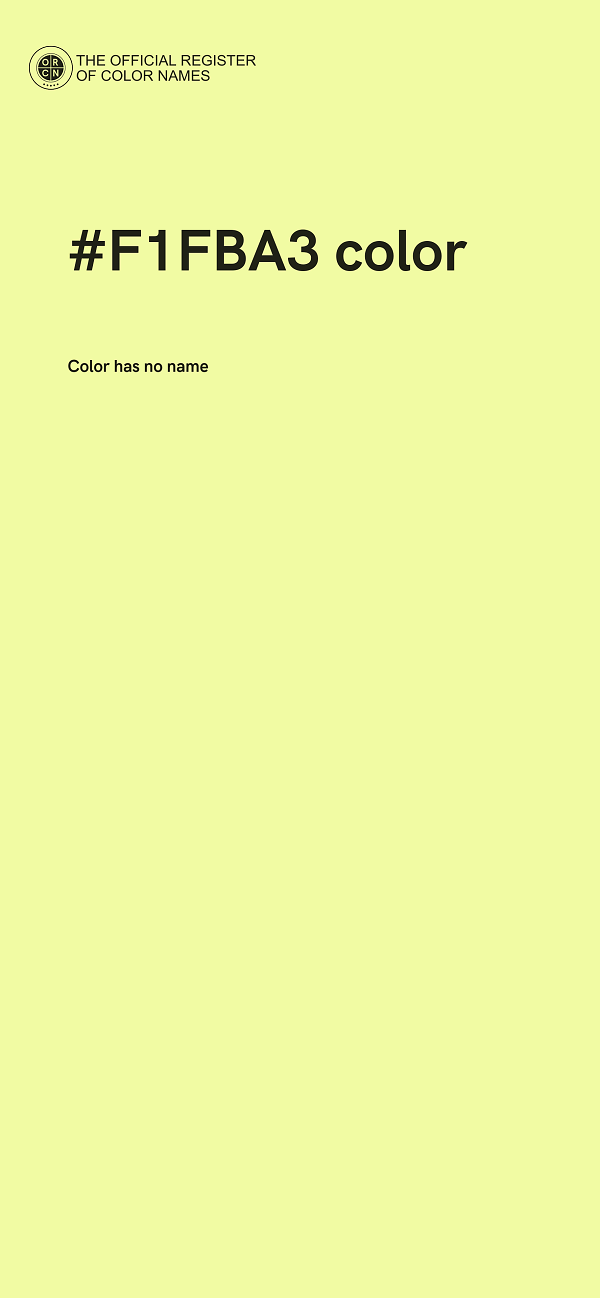 #F1FBA3 color image