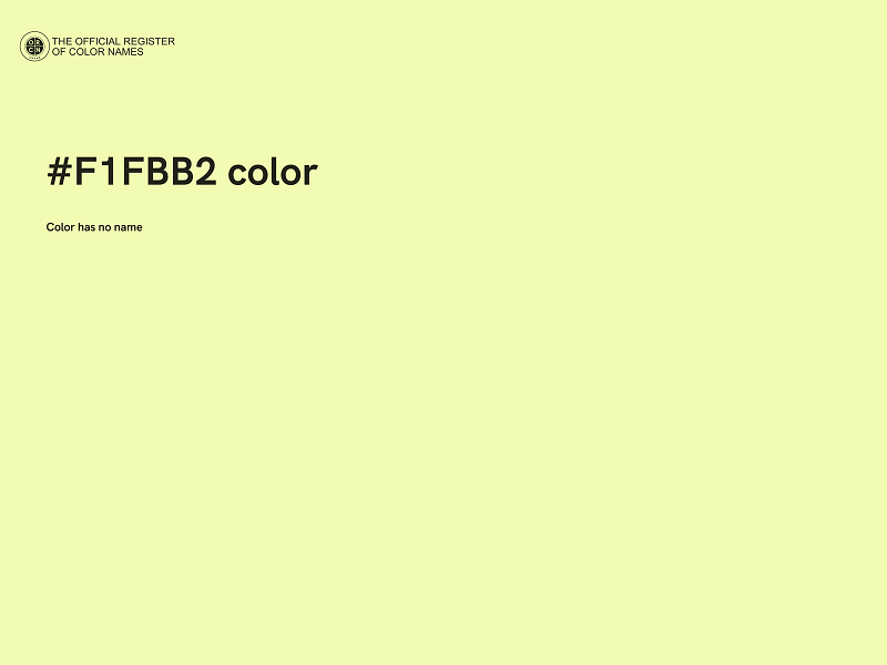 #F1FBB2 color image