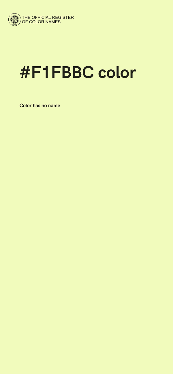 #F1FBBC color image
