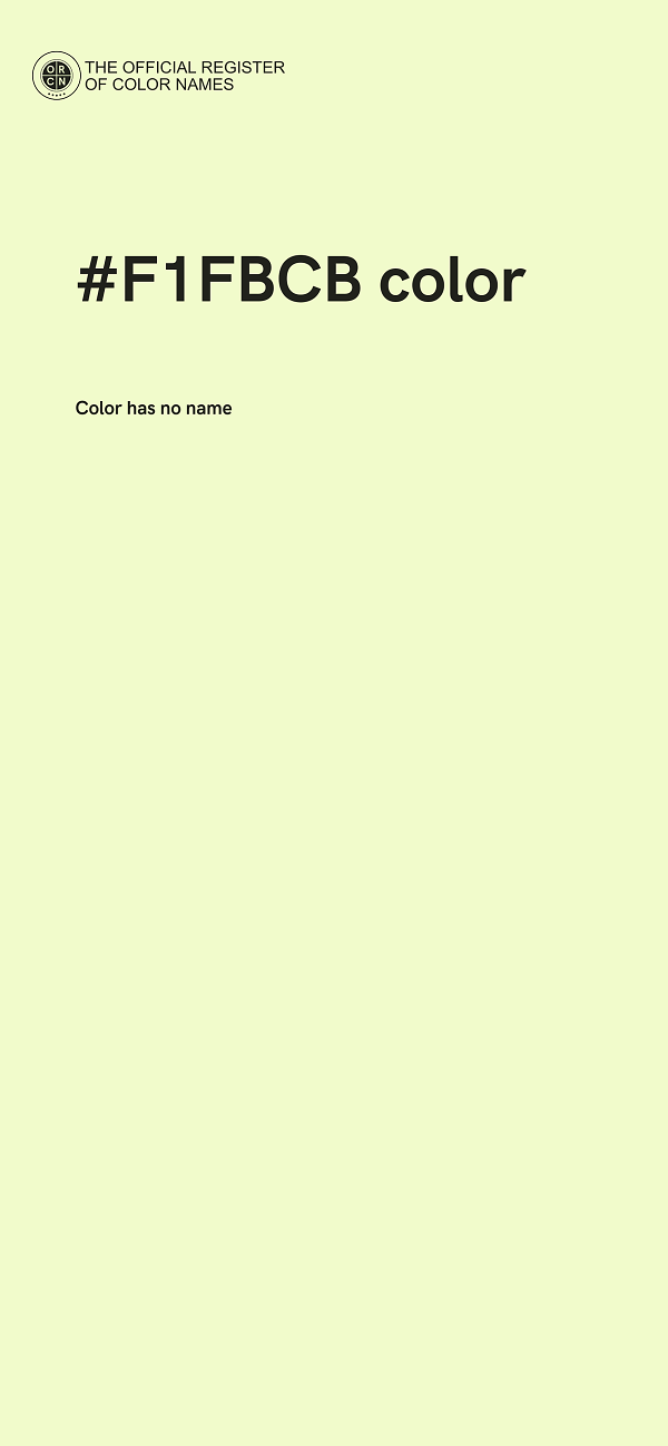 #F1FBCB color image
