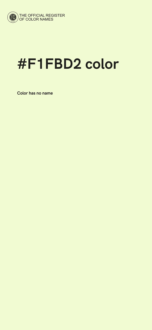 #F1FBD2 color image