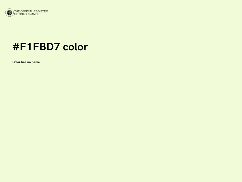#F1FBD7 color image