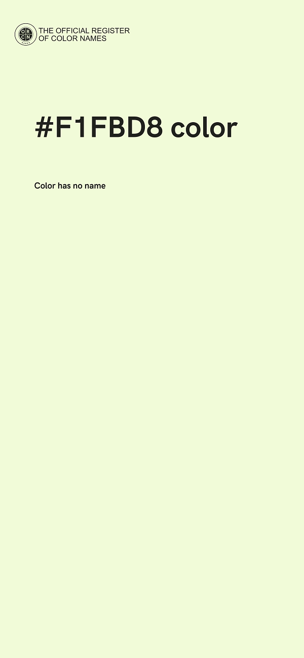 #F1FBD8 color image
