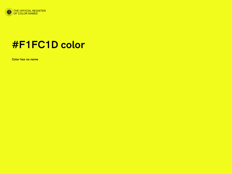#F1FC1D color image