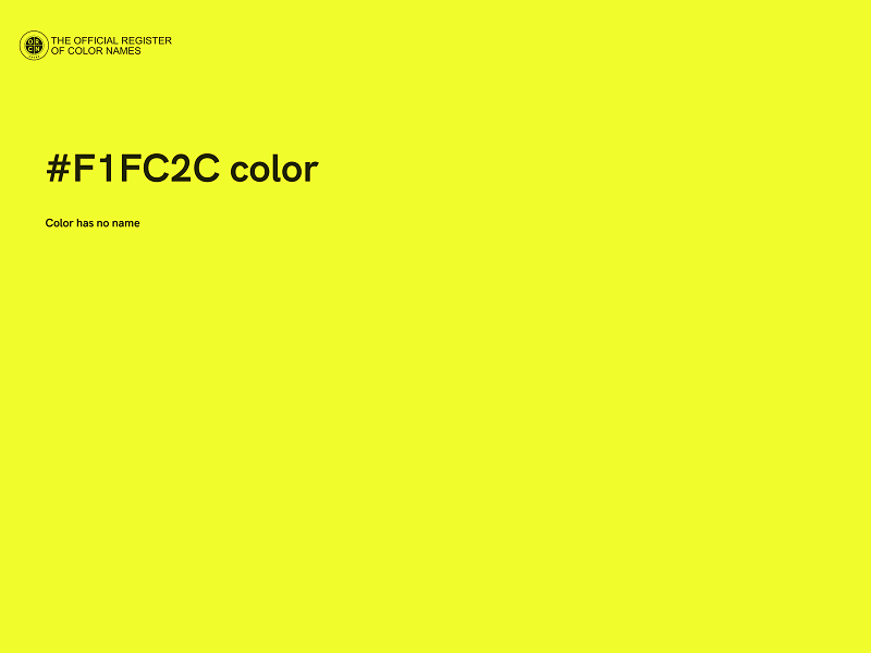 #F1FC2C color image