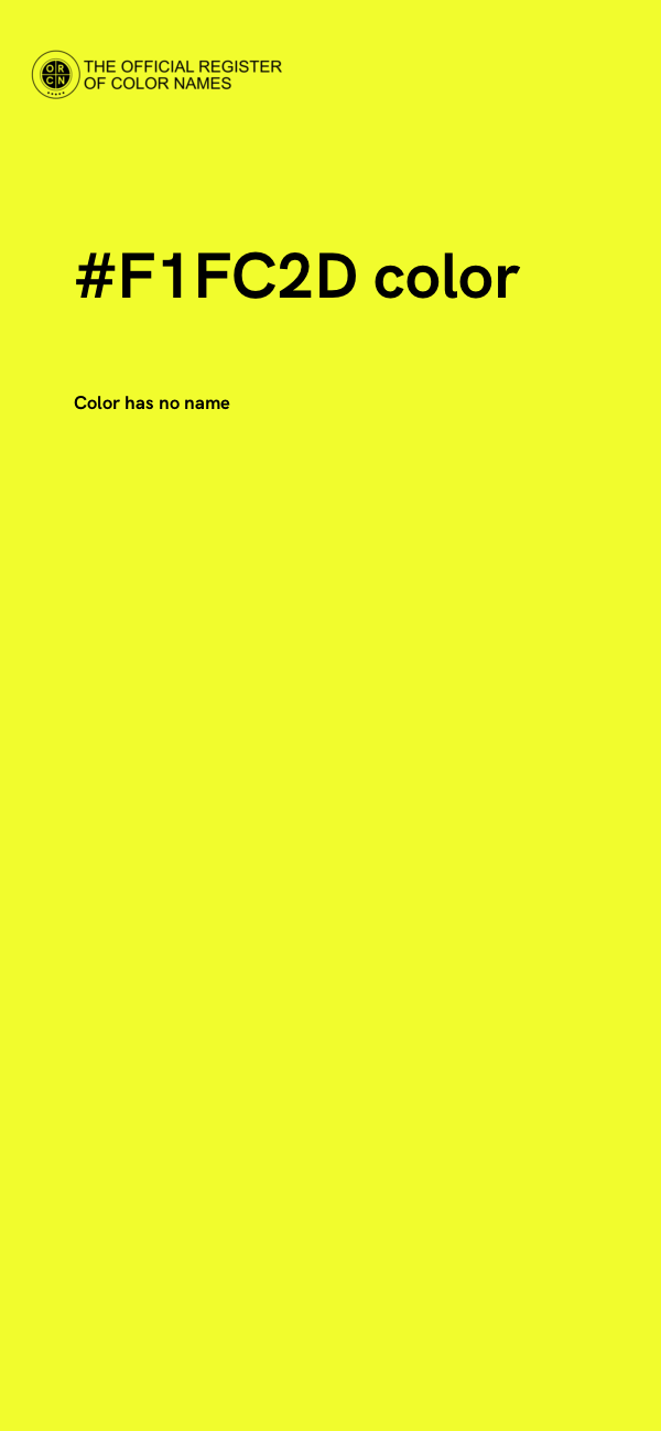 #F1FC2D color image