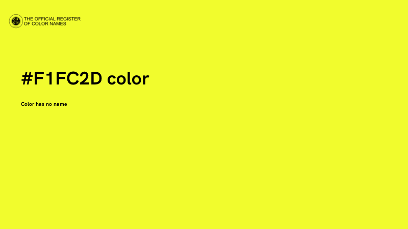#F1FC2D color image