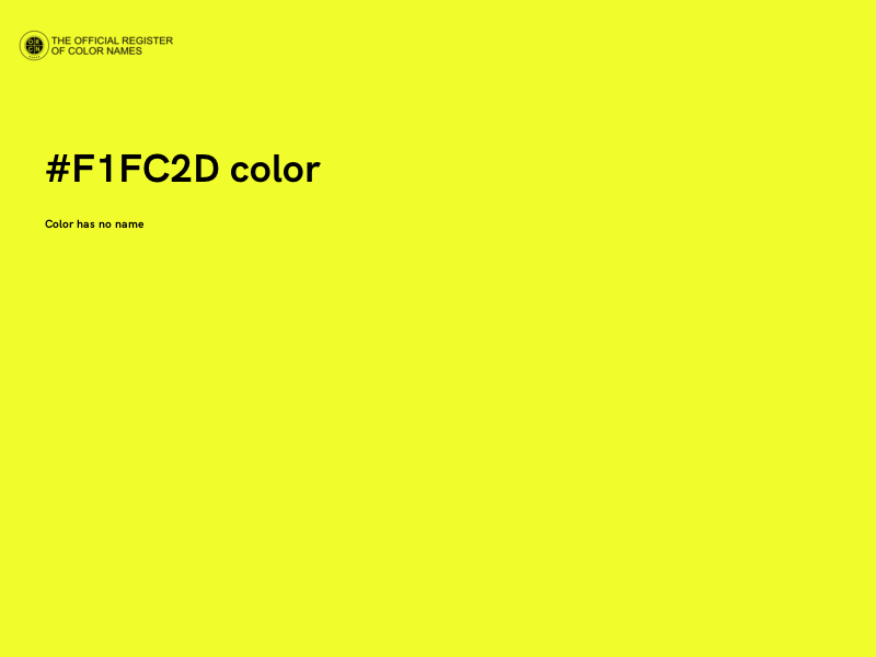 #F1FC2D color image