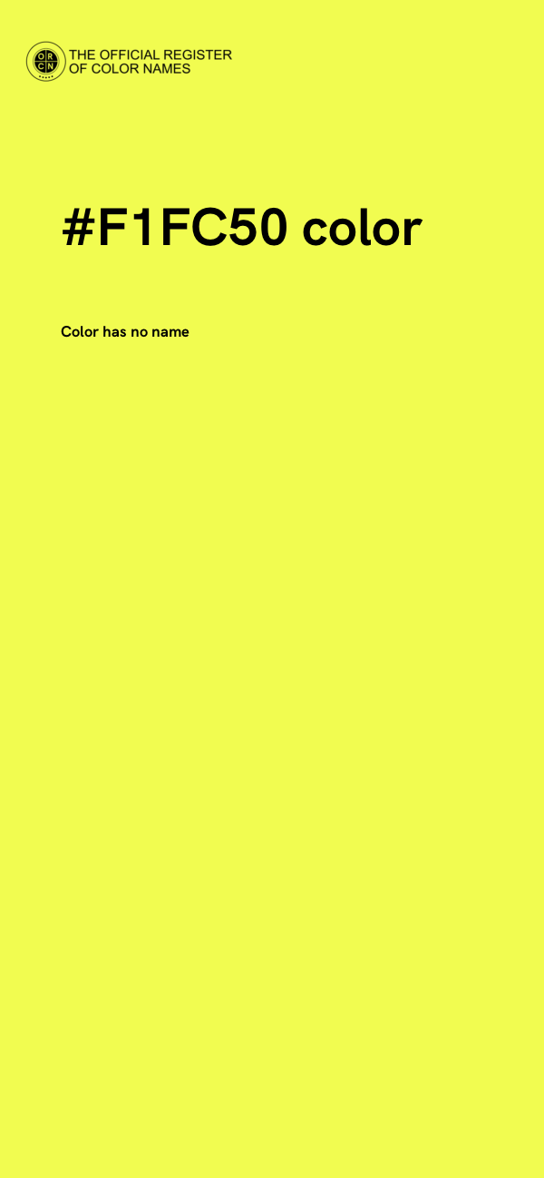 #F1FC50 color image
