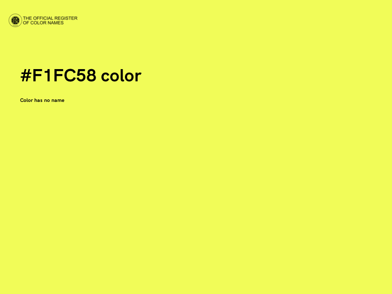 #F1FC58 color image