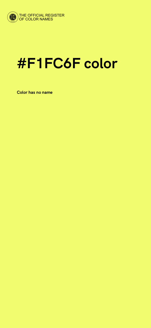 #F1FC6F color image