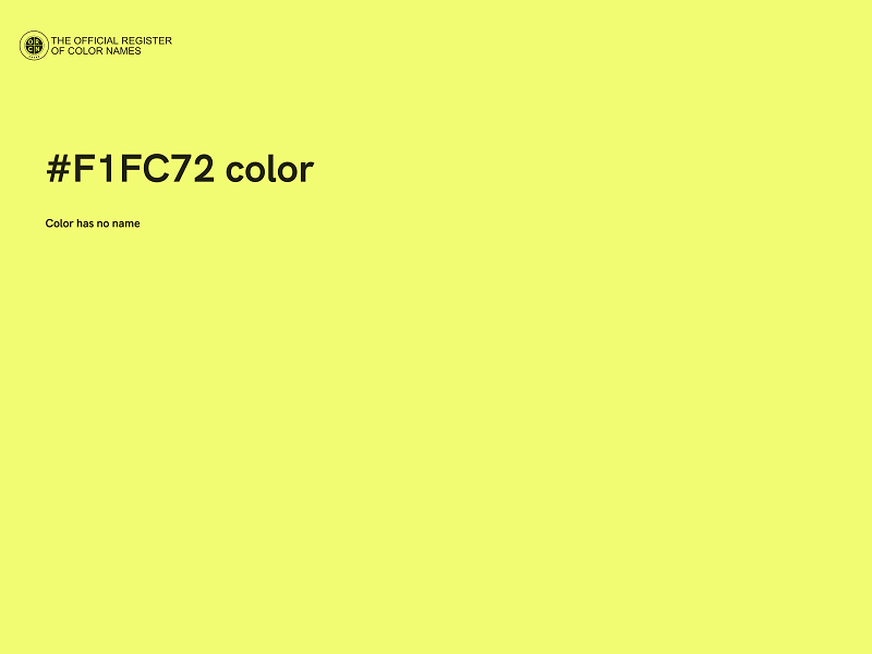 #F1FC72 color image