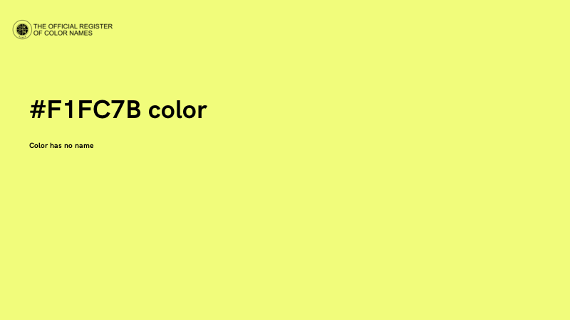 #F1FC7B color image