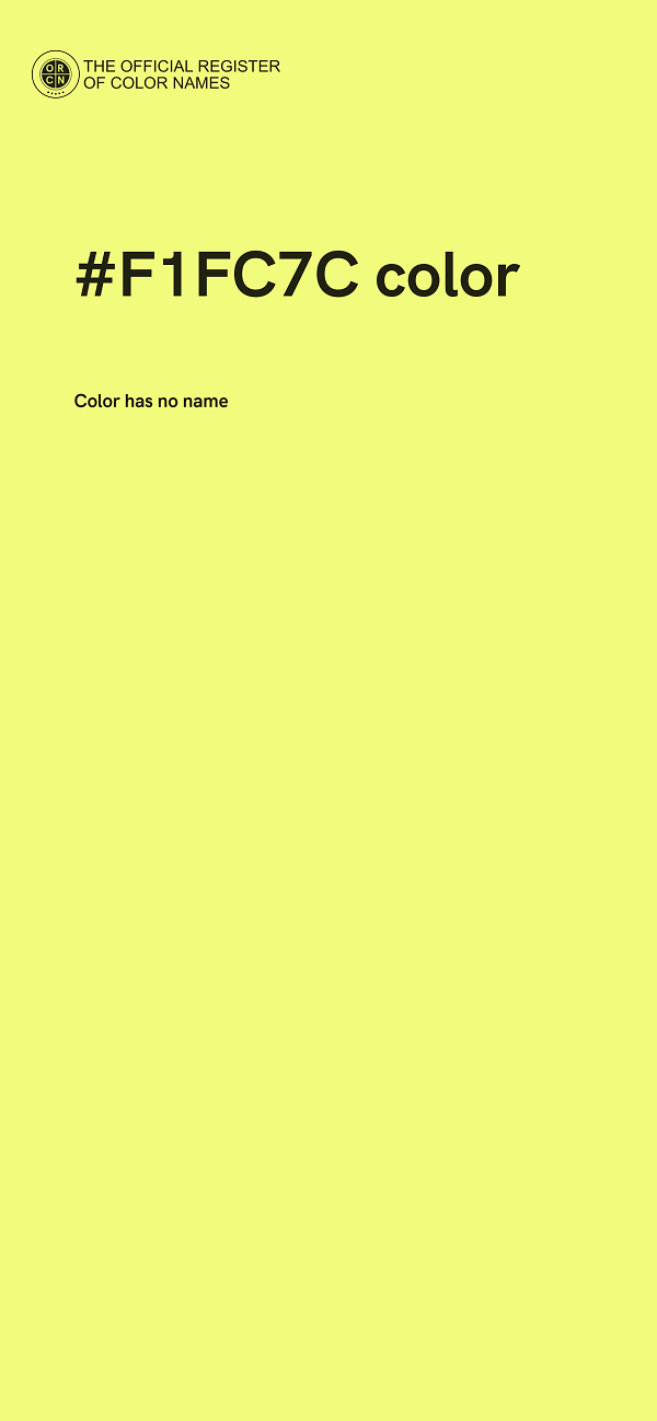 #F1FC7C color image