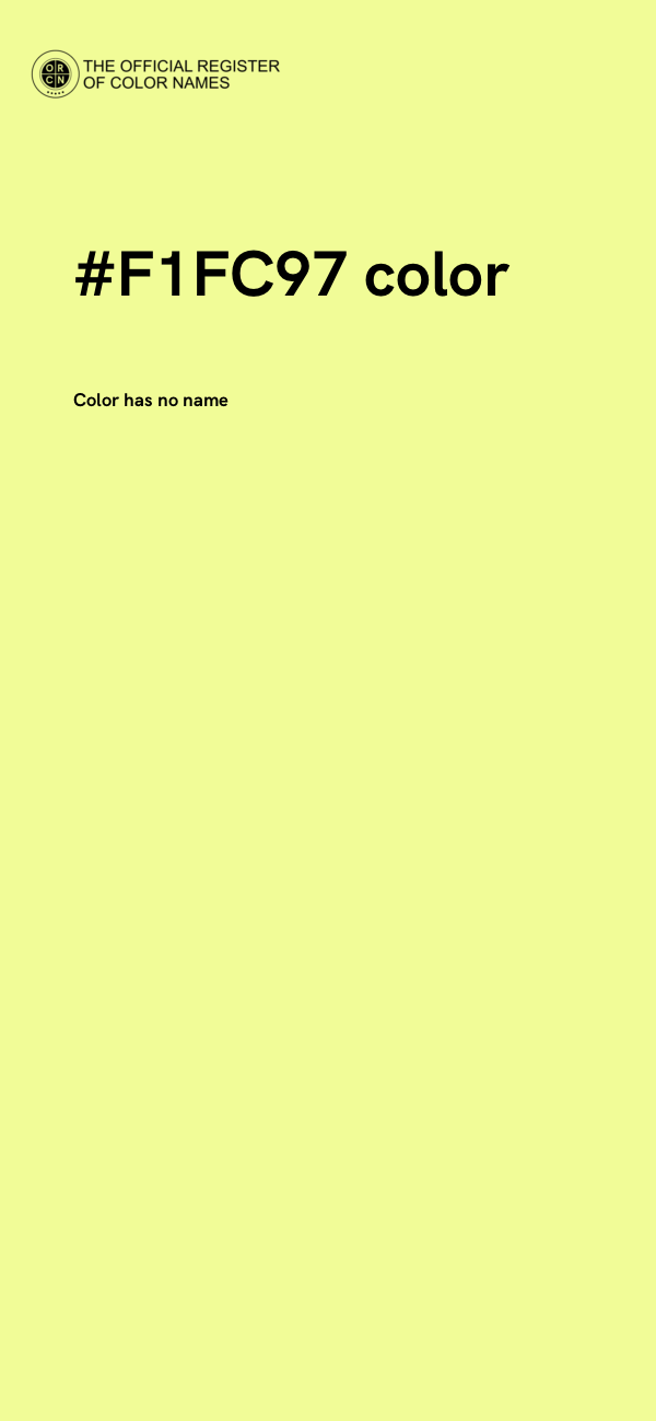 #F1FC97 color image