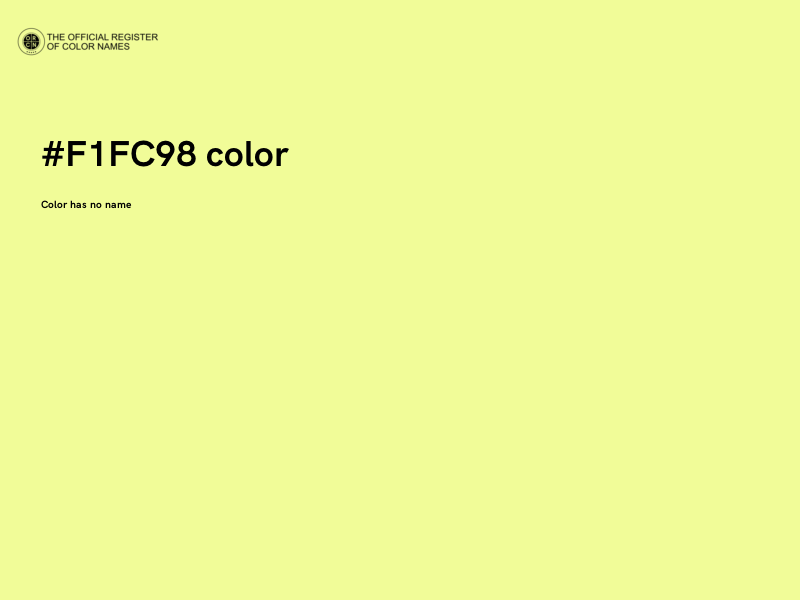 #F1FC98 color image