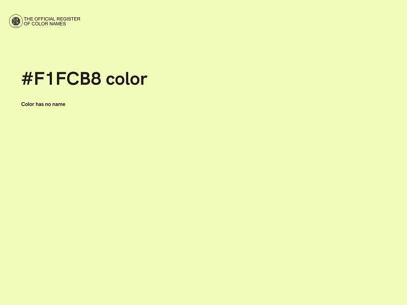 #F1FCB8 color image