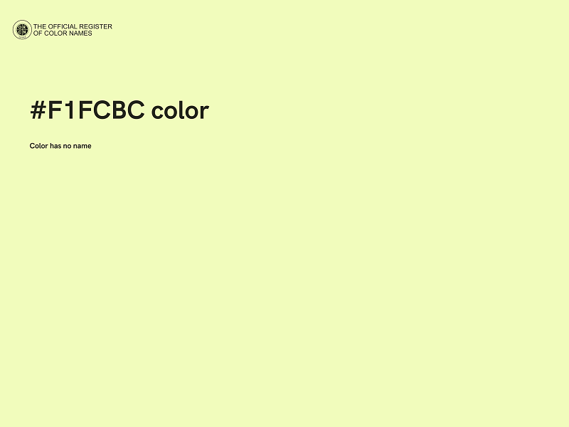 #F1FCBC color image