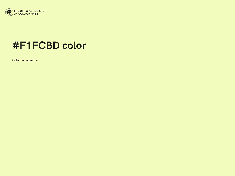 #F1FCBD color image