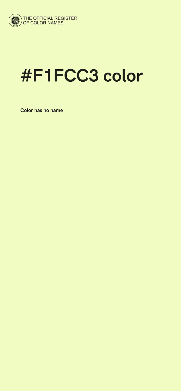 #F1FCC3 color image