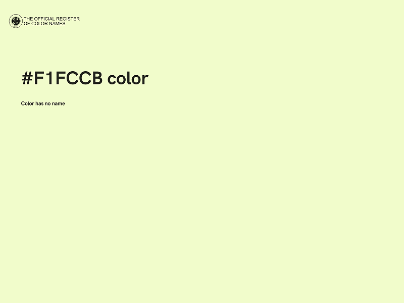 #F1FCCB color image