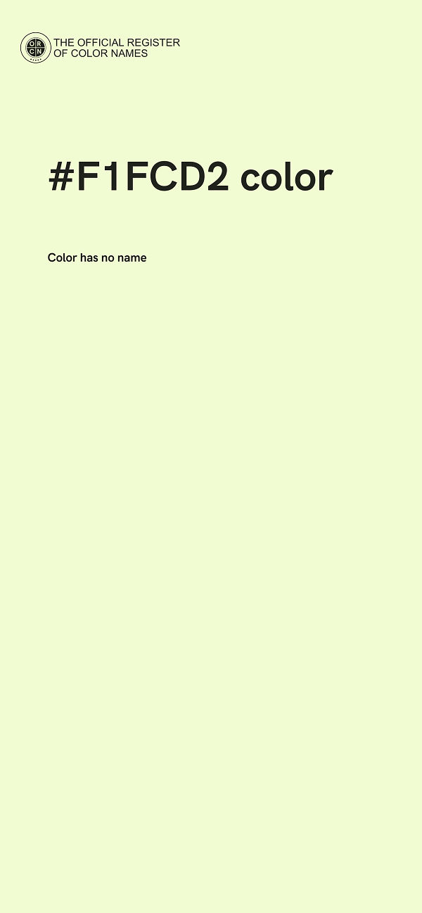 #F1FCD2 color image