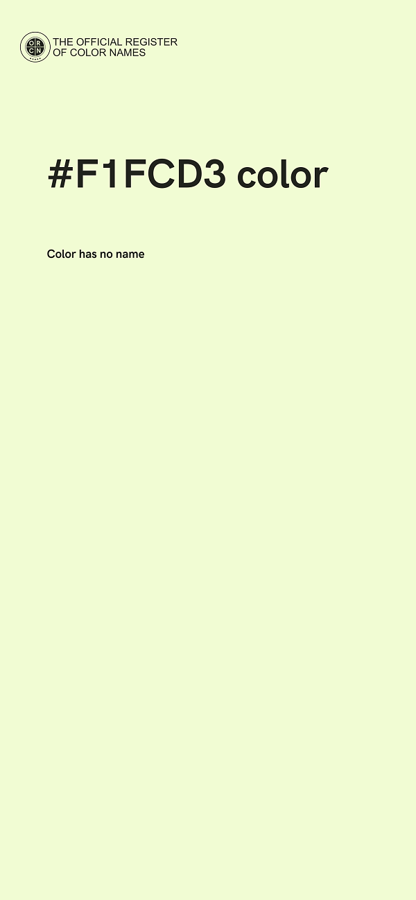 #F1FCD3 color image
